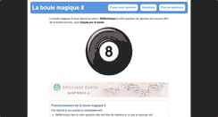 Desktop Screenshot of boulemagique8.com